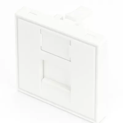 Reçber 45x45 mm 1-Port Shutter (1 Port Keystone Kapak)