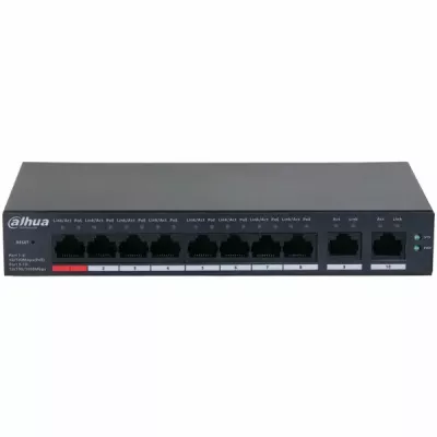 DH-CS4010-8ET-110 10-Port Yönetilebilir 8-Port PoE Bulut Switch