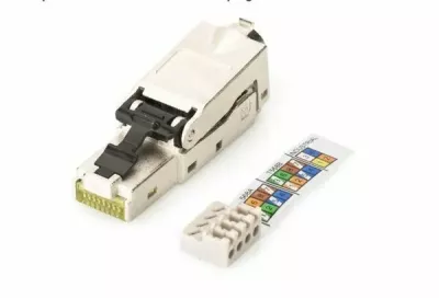 Reçber CAT 6A STP Field Termination Plug Saha Sonlandırma Fişi