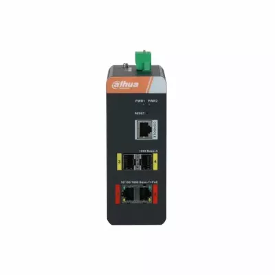 DH-IS4204-2GT-120 - 4-Port Yönetilebilir Endüstriyel Gigabit Switch 2-Port PoE