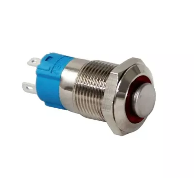 Swion 19mm Led'li Metal Buton Kalıcılı