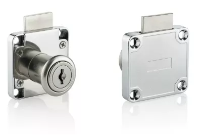 Canex Kare Çekmece Kilidi ZAMAK Gövde 22 mm