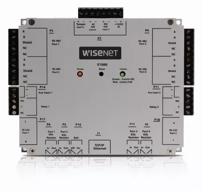 V1000, Wisenet Access Merkezi Sistem Geçiş Kontrol Paneli