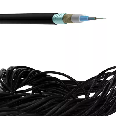 Reçber 4000168 REÇBER 8 Core Single Mode Merkezi Tüplü Çelik Zırhlı PE Dış Kılıf FO Kablo