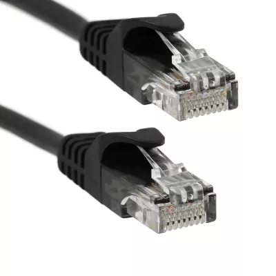 OJC CAT6 UTP LSZH PatchCord 0,5 Metre Siyah