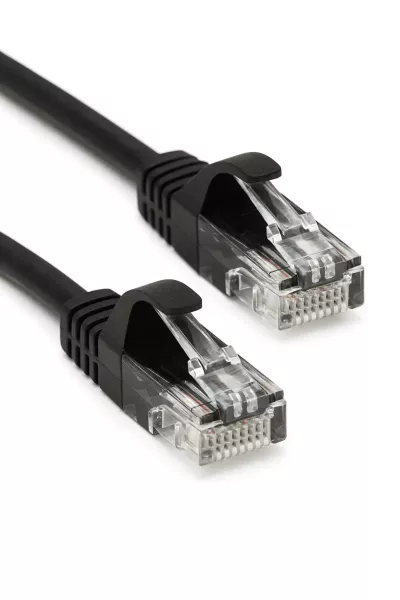 OJC CAT6 UTP LSZH PatchCord 1,0 Metre Siyah