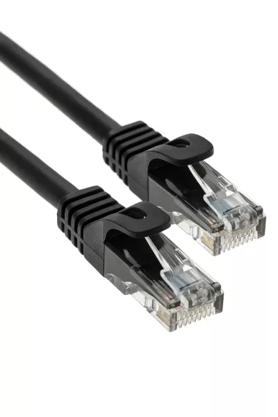 OJC CAT6 UTP LSZH PatchCord 0,2 Metre Siyah